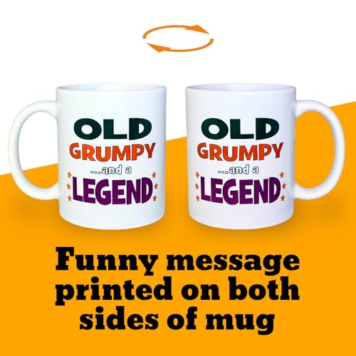Old Grumpy and a Legend Mug