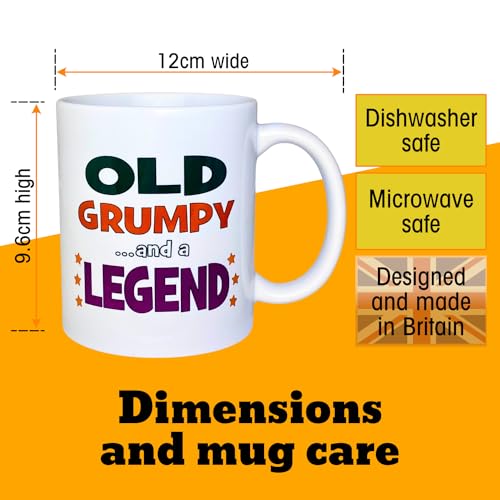 Old Grumpy and a Legend Mug