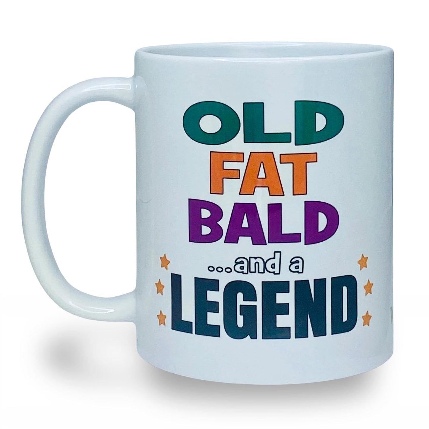 Old Fat Bald and a Legend Mug