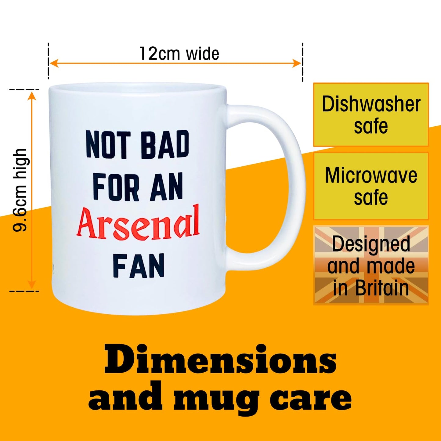 Not Bad for an Arsenal Fan Mug