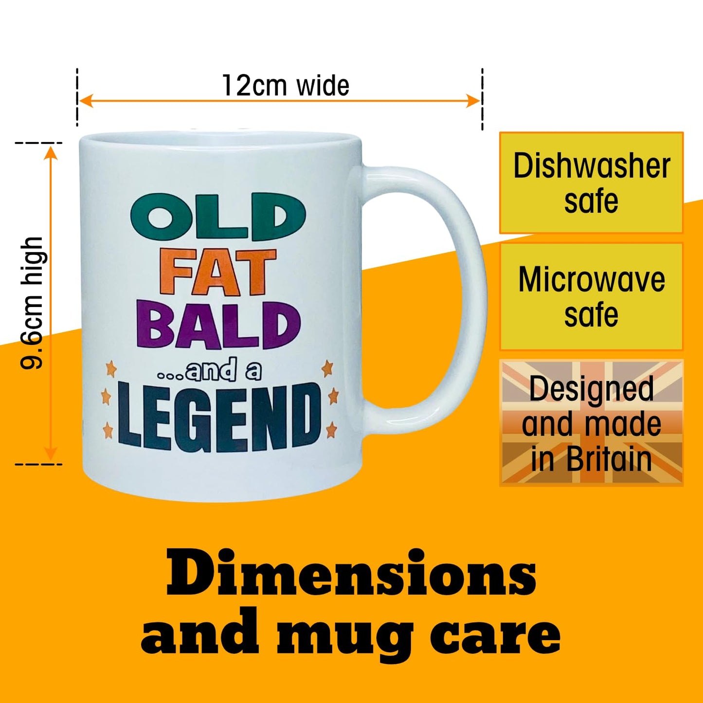 Old Fat Bald and a Legend Mug
