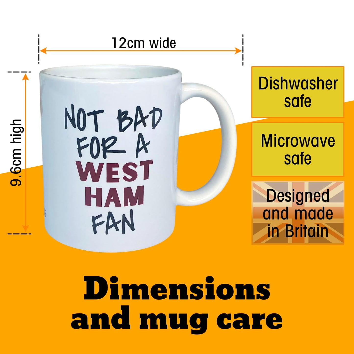 Not Bad for A West Ham Fan Mug