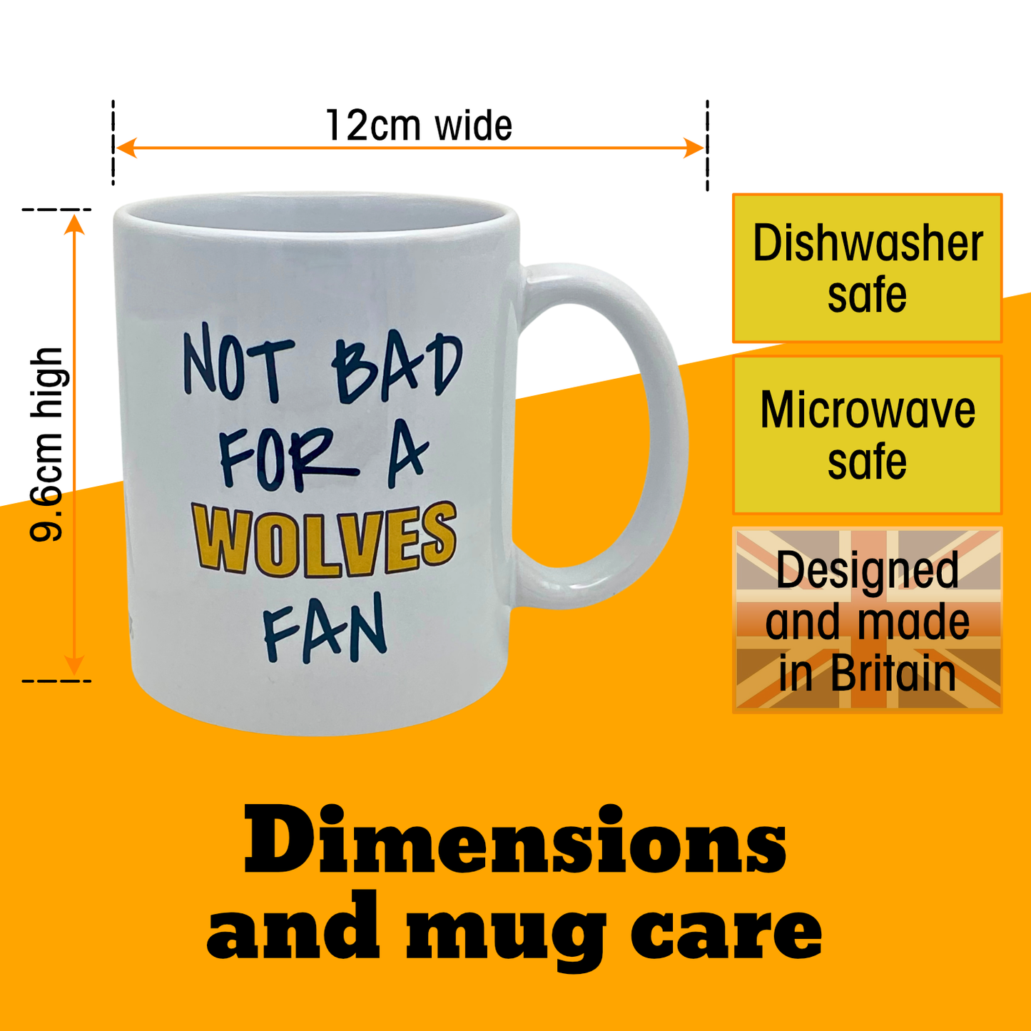 Not Bad For A Wolves Fan Mug