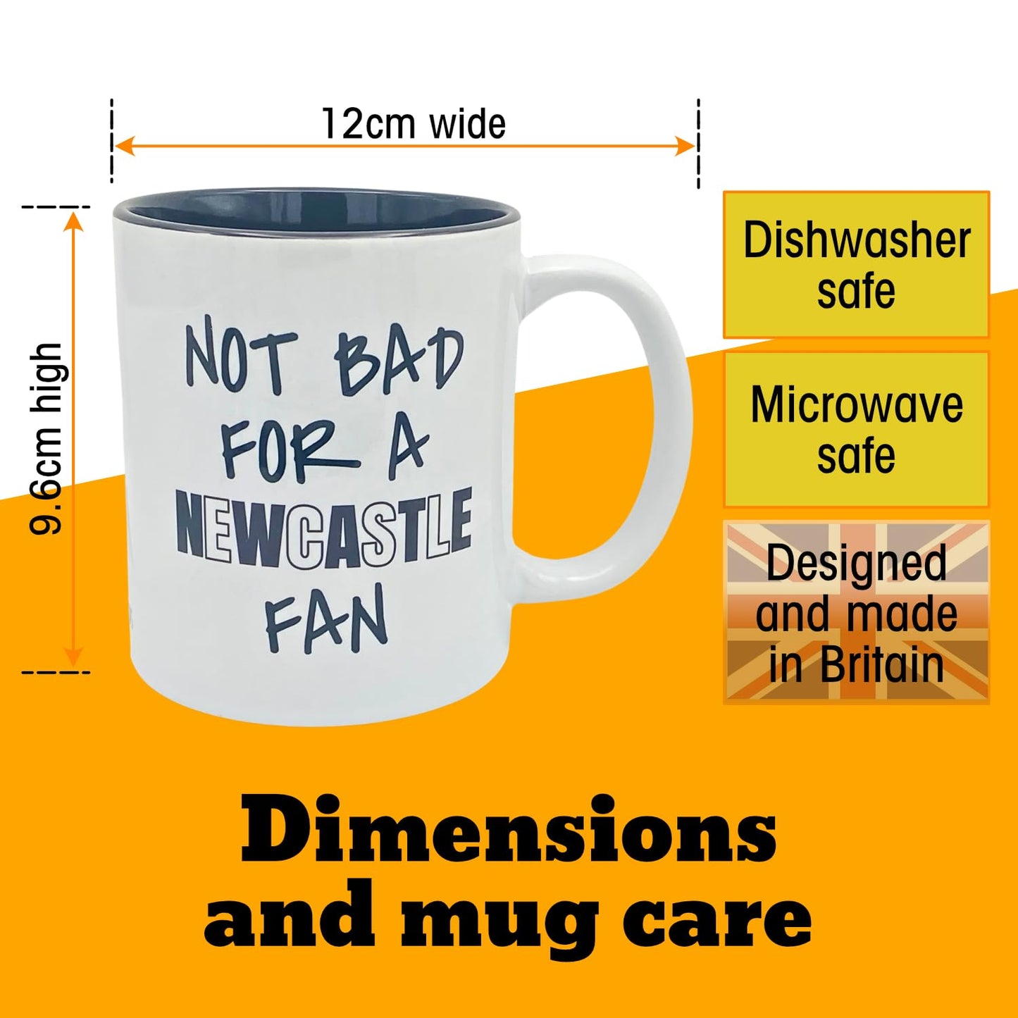 Not Bad for A Newcastle Fan Message on Mug