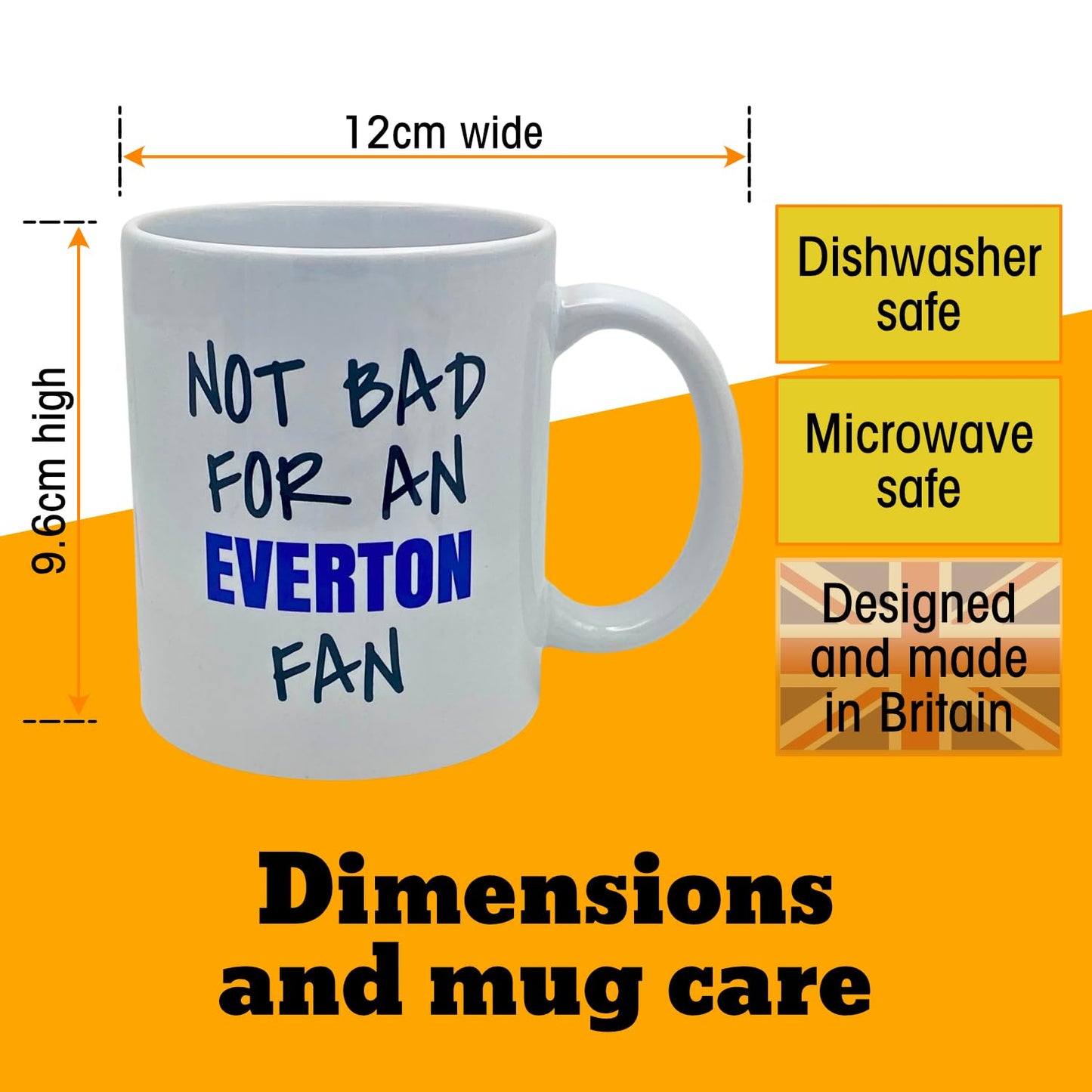Not Bad for An Everton Fan Message on Mug