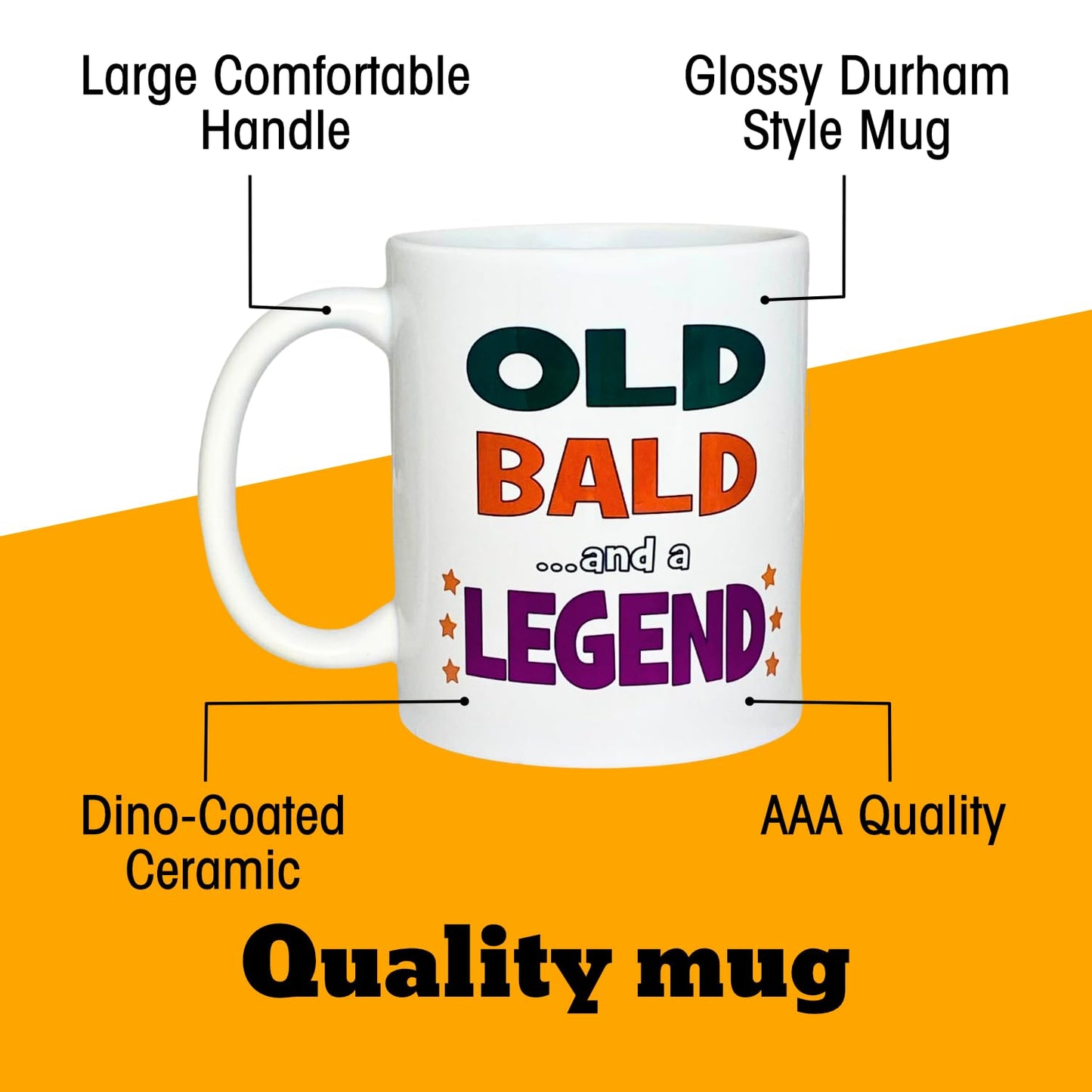 Old Bald and a Legend Mug