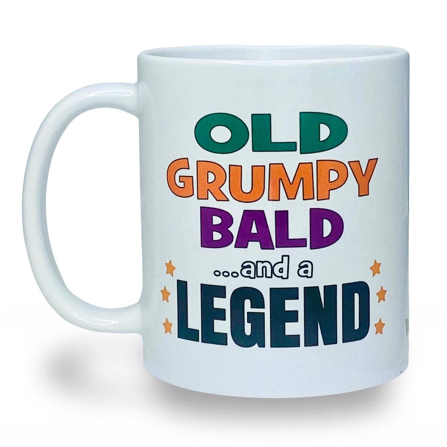 Old Grumpy Bald and a Legend Mug