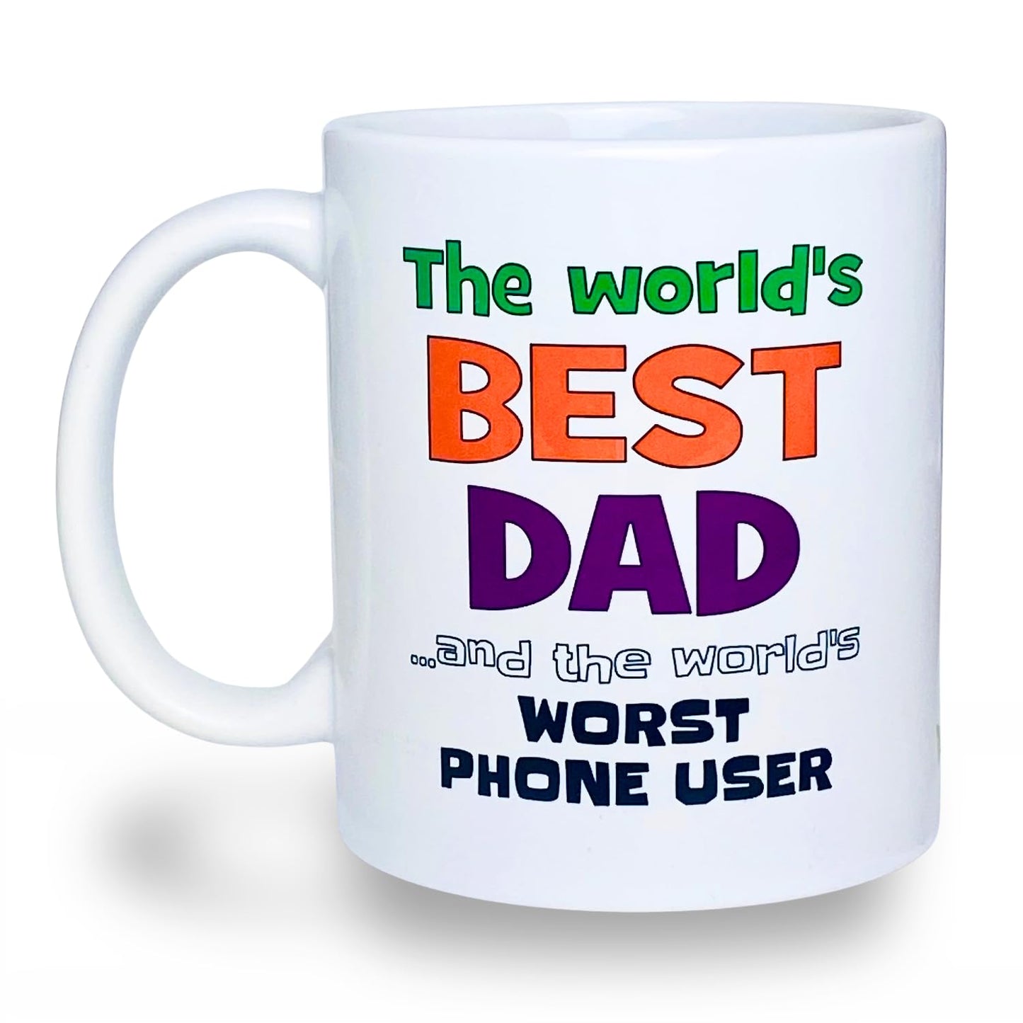 World’s Best Dad and World’s Worst Phone User Mug