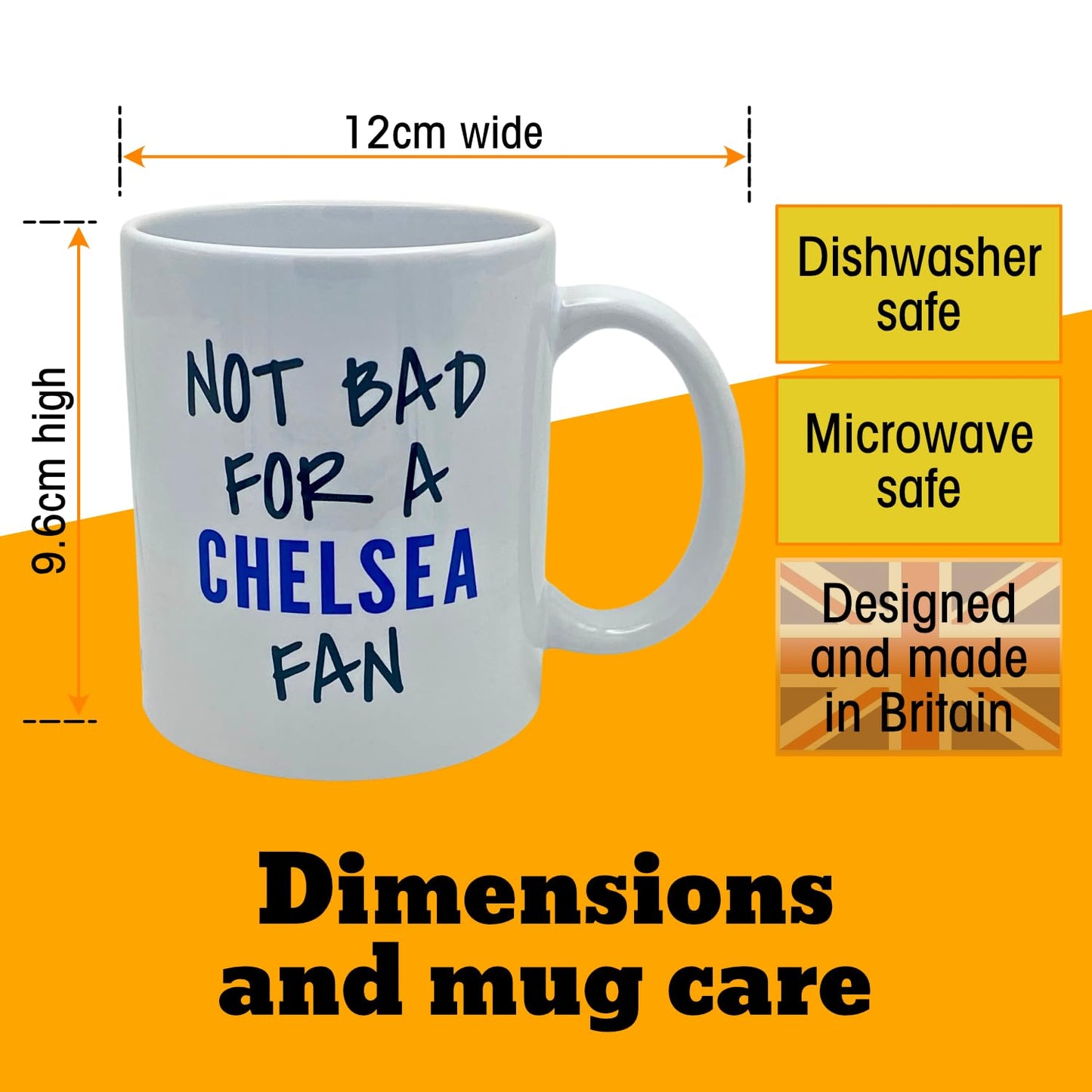 Not Bad for A Chelsea Fan Message on Mug
