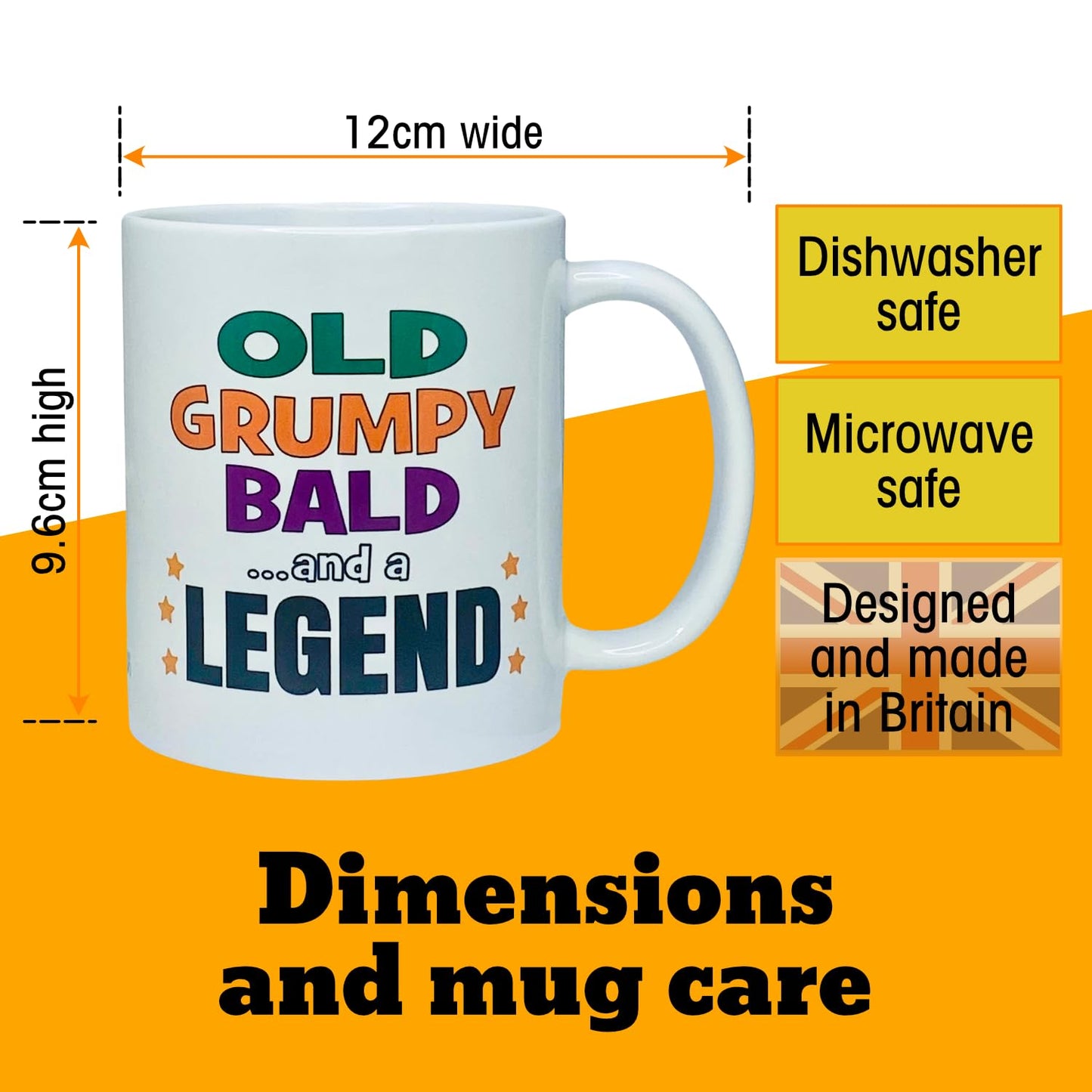 Old Grumpy Bald and a Legend Mug